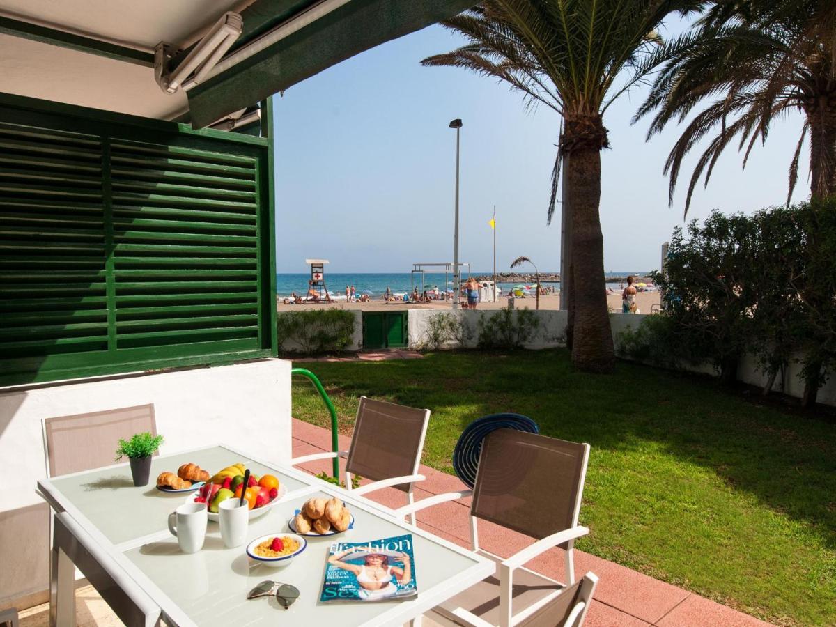 Beachfront Apartment Las Burras Fa03 Maspalomas Kültér fotó